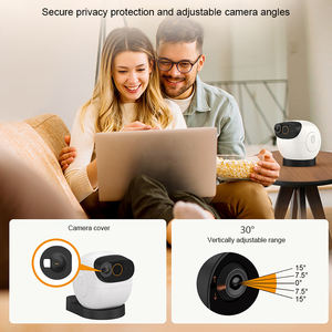 מפעל הסיטונאי חיית מחמד dogfacter 360 מעלות מצלמה חכמה 1080p hd מצלמת מחמד עם מעקב תנועה התראה - Product Image 5