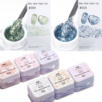 Kit de vernis gel effet écaille 10 couleurs ZRKGEL tendance, sans HEMA, sans TPO, gel à ongles pour les fournisseurs de salons de manucure, kit hautement pigmenté