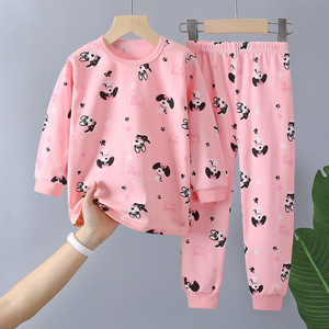 Katoenen Cartoon Baby Pyjama Set Kinderkleding Fabriek Ecologisch 2-delig Lange Mouwen Casual - Product Image 5