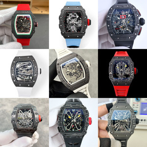 Reloj Mecánico Automático de Fibra de Carbono para Hombre, Estilo Diseñador, Cristal de Zafiro, Tonneau, Reloj Deportivo de Lujo - Product Image 2