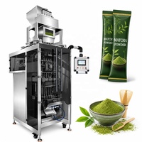 Machine d'emballage et de remplissage multi-voies automatique à 4 voies pour sachets de poudre de matcha de 1,5 g à 20 g avec remplisseur à vis sans fin - Prix usine