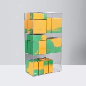 Đứng trong suốt Acrylic ba lớp cổ điển Bộ sưu tập hiển thị tủ truy cập hàng hóa trong suốt Acrylic hiển thị - Product Image 1