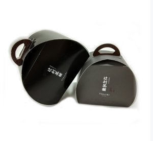 Black Vanishing Silver Foil Log Cardboard Food packaging boxes with custom logo bakery cup cake paper packaging shipping boxes