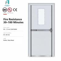 Porte en acier coupe-feu, livraison directe usine, diverses options de verrouillage pour la construction de complexes de bureaux et la sécurité incendie