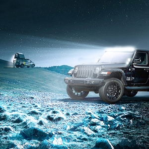 פנסי לד אוניברסליים לשטח 20 אינץ' שורה אחת, תאורה משולבת נקודתית/רחבת, להרכבה על גריל ופגוש - Product Image 2