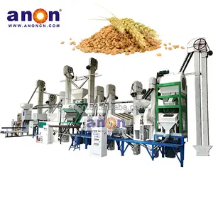 ANON 30-40 tpd modern design and high efficiency output of pneumatic paddy husker