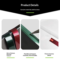 Cinta Protectora de Borde para Raqueta de Pádel de TPU de Alta Calidad, Diseño de Diseñador, para Protección de Raquetas, Duradera, Portátil, para Entrenamiento y Entretenimiento
