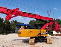 Machine de forage rotative mobile SANY SR155 pour fondations de ponts, modèle 2021, pour travaux de pieutage