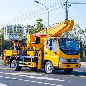 Plataforma de Trabajo Aérea de 30m de Fábrica Original, Camión Foton con Pluma de 6 Secciones, Vehículo para Operaciones en Altura - Product Image 3