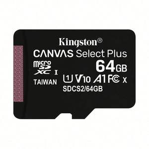 Tarjeta SD 100% Original para Kingston Canvas Select Plus 32GB 64GB 128GB 256GB, Tarjeta TF SD 64GB 128GB con Adaptador - Product Image 1
