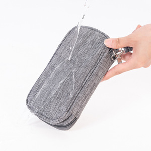 Sac de rangement pour câbles de données portables, pochette de rangement pour chargeurs, étui pour accessoires électroniques de voyage - Product Image 4