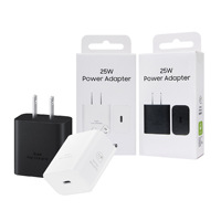 Cargador de Pared USB C de Carga Súper Rápida de Alta Calidad EP-T2510 de 25 W, Adaptador Tipo C para Samsung Galaxy S26 S25 S24 S23 S22 S21