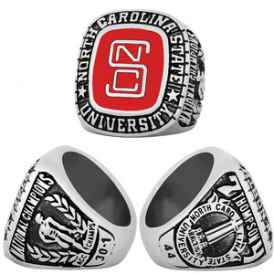 Bague de championnat NCAA 1974 de Caroline <span class=keywords><strong>du</strong></span> <span class=keywords><strong>Nord</strong></span>, accessoire de mode populaire en Europe et aux États-Unis, produit très vendu - Product Image 6