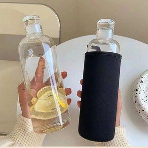 Beeman – Gobelets transparents en plastique 500 ml et 700 ml avec échelle de temps, bouteille d'eau transparente anti-fuite pour la consommation quotidienne - Product Image 6