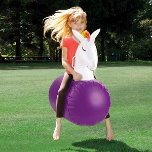 Juguetes Inflables de Unicornio y Dinosaurio para Niños, Caballito Saltarín Inflable, Juguete de Montar Inflable - Product Image 1