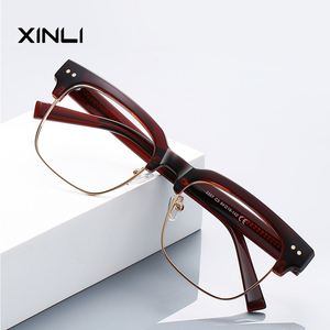 Montures de lunettes classiques anti-lumière bleue XINLI 2207 en gros, lunettes TR90 pour hommes pour la lecture - Product Image 1