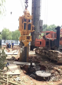 Martillo VIBRADOR ELÉCTRICO DE 60kw, máquina de conducción de pila pequeña - Product Image 6