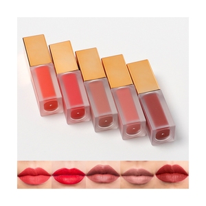 ลิปสติกเนื้อแมทกำมะหยี่ 20 สี คุณภาพสูง หรูหรา บรรจุในหลอดสีทอง ไม่มีโลโก้ รับผลิตแบรนด์ส่วนตัว กันน้ำ - Product Image 1