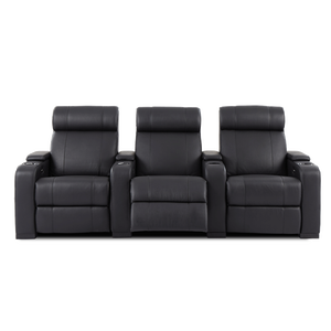 Canapé de cinéma en cuir véritable intelligent 2 places de style américain OEM/ODM pour cinéma maison, salles de séjour, églises ou salles - Product Image 4