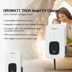 <span class=keywords><strong>Stazione</strong></span> di <span class=keywords><strong>Ricarica</strong></span> per Veicoli Elettrici Growatt Multimedia Wallbox 7kw 22kw con Cavi di <span class=keywords><strong>Ricarica</strong></span> - Product Image 2