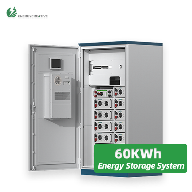 Energy Creative 60KWh Outdoor Industrial Isolation Transformer Air Cooled Storage Cabinet Off-Grid Energy Storage System