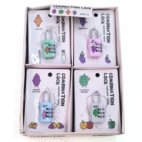 Mini cadenas en alliage de zinc pour ordinateur portable, tiroir de dortoir, armoire, antivol, pour sac à dos, valise, cadenas à combinaison - Vente en gros