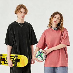 T-shirt décontracté à manches courtes pour homme, 100 % coton, teint en pièce, couleur unie, col rond, coupe classique, doux et confortable, avec logo frontal – Vente en gros - Product Image 2