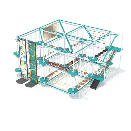 Vasia Dây Khóa học thiết bị Trampoline leo núi trẻ em vui chơi giải trí cho giải trí vô tận