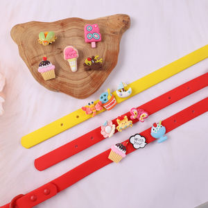 Diseño de moda personalizado Pvc Diy <span class=keywords><strong>Collar</strong></span> de perro ajustable impermeable silicona goma <span class=keywords><strong>Collar</strong></span> de perro Correa - Product Image 3