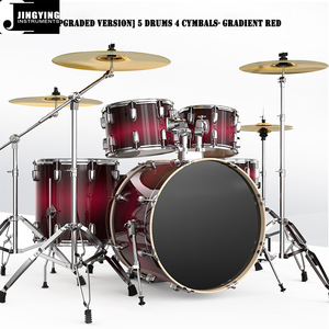 Jingying 2026 Venta al por mayor de fábrica: Kits de batería profesionales mejorados para adultos/niños, instrumentos de percusión para el hogar - Product Image 5