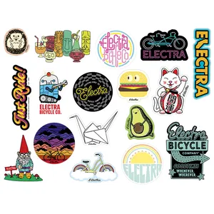 Custom Printing Logo Label Shiny Die Cutting Sticker Sheet Self Adhesive Waterproof Vinyl Die Cut Sticker