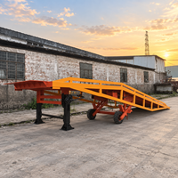 Rampe mobile d'entrepôt hydraulique pour chargement de conteneurs, rampe de quai mobile pour chariot élévateur, chargement et déchargement de conteneurs