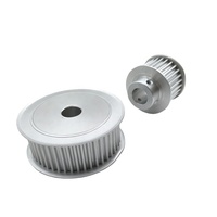 Poulie de distribution en acier SAE1045 de type AF, usinée sur mesure, de haute qualité, certifiée ISO9001:2015, pour courroie HTD8M