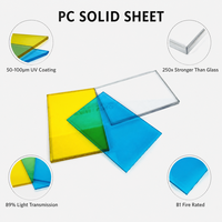 Panneau solide en polycarbonate insonorisant robuste de 8 mm avec revêtement UV transparent pour barrière anti-bruit autoroutière 500 m² Vente en gros usine