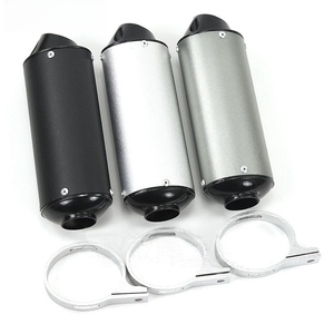 Tubo de Escape y Silenciador de Aleación de Aluminio Tipo Boca de Pez para Motocicleta Todoterreno, Silenciador de Escape de 28/32/38MM para Moto - Product Image 1