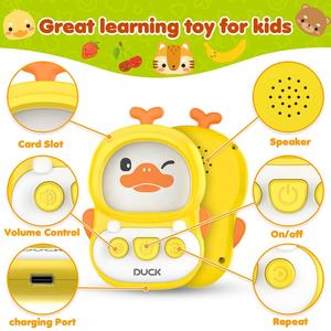 Máquina educativa de Aprendizaje Temprano Montessori, juguete que habla tarjetas flash <span class=keywords><strong>para</strong></span> niños, aprende palabras en inglés, lector de tarjetas, juguete de bolsillo <span class=keywords><strong>para</strong></span> hablar - Product Image 4
