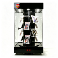 SHP nouveau présentoir de lumière LED Banquet personnalisé rotatif PS a carte de sport BGS CGC vitrine en acrylique noir
