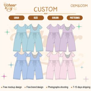 Ropa Casual para Bebés, Mono de Bambú con Estampado Digital para Niños y Niñas, Mono y Burbuja para Niños - Product Image 3