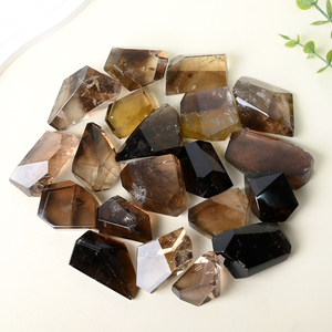 หินคริสตัลควอตซ์สโมคกี้ธรรมชาติขัดเงาแบบขายส่ง สำหรับตกแต่ง - Product Image 3