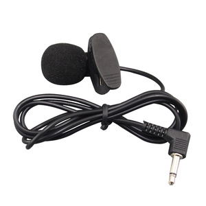 Microfono Lavalier Mini Broadcast con Cavo da 3,5mm, Portatile in Materiale ABS con Clip per Interviste e Giornalisti - Product Image 1