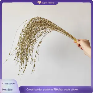 Décorations d'arbre de Noël transfrontalières faites à la main poudre d'or saule <span class=keywords><strong>pleureur</strong></span> nouvelle décoration de la maison populaire tir artificiel - Product Image 2