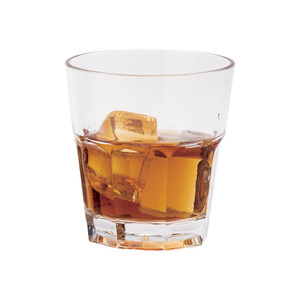 Bicchieri da whisky in plastica ottagonali da 270 ml in PP, SAN, AS, PC, Tritan, stile rock. - Product Image 6