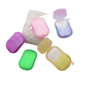 Custom Logo <b>Silk</b> Screen Printed Travel Size Soap <b>Sheets</b> Portable Hand Soap Paper for On-the-Go Promotional Business Gifts - Product Image 3