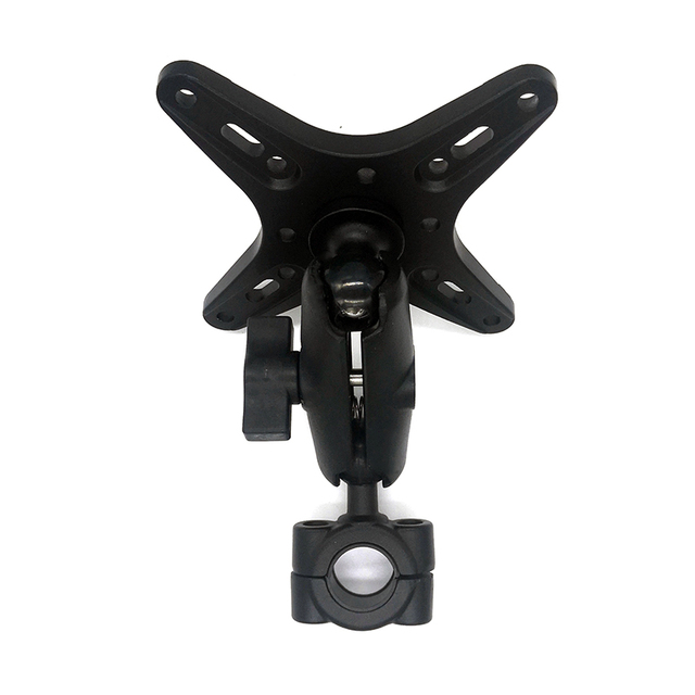 Monitor Vesa Pole Mount Arm Socket Bracket 1'' Rail Tube Ball Head Car Headrest Tablet Mount 100mm Large Vesa Adapter for lg