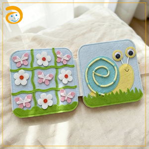 Libros Sensoriales de Fieltro Hechos a Mano de Alta Calidad, Personalizables, con Colores Suaves, Juguetes Educativos para Niños en Edad Preescolar - Product Image 4