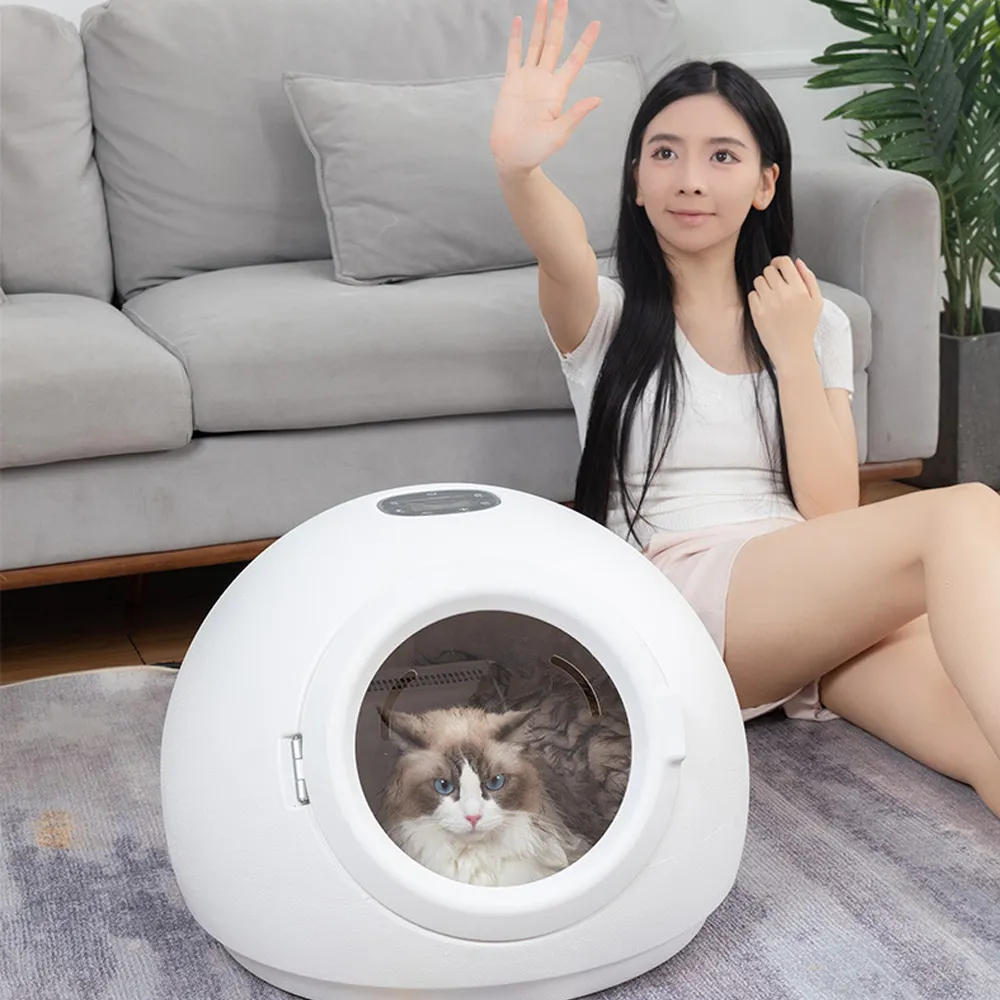Son tasarım hayvan kurutma makinesi oda ekipmanları kuru oda makinesi otomatik dolap hayvan kurutma makinesi kedi köpek kurutma kutusu