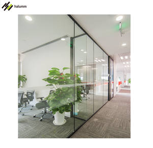 Halumm modern office wall ความสูงเต็มแก้วออกแบบพาร์ทิชัน office glass partition - Product Image 5