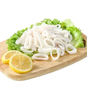 Low price iqf frozen indian giant processed frozen argentina squid ring frozen squid ring