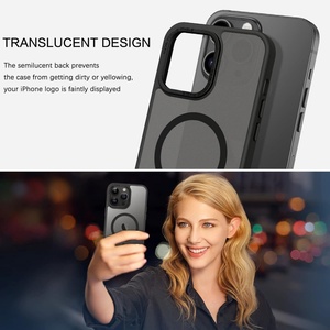 Funda Protectora Translúcida Mate para iPhone 16, Funda Delgada Antigolpes para iPhone 13 14, para iPhone 16 - Product Image 6