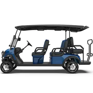 2024 Nuevo diseño Tendencia del mercado Proveedores de componentes principales de grado automotriz Personalización Elegante carrito de golf eléctrico Kinghike